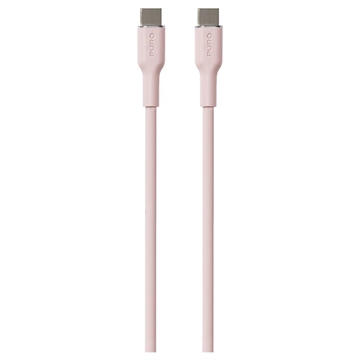 Puro Icon Soft USB-C / USB-C kaapeli - 1.5m - vaaleanpunainen