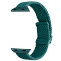 Apple Watch Series Ultra 2/Ultra/10/9/8/SE (2022)/7/SE/6/5/4/3/2/1 Puro Loop Hihna - 49mm/46mm/45mm/44mm/42mm - Tummanvihreä