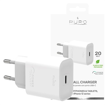 Puro Mini 20W USB-C-virtalähde - Valkoinen
