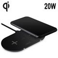 Puro Premium Dual Nopea Langaton Qi Laturi - 20W