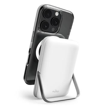 Puro Stand Power Mag 10000mAh langaton virtapankki - MagSafe-yhteensopiva - valkoinen