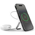 Puro Stand Power Mag 10000mAh langaton virtapankki - MagSafe-yhteensopiva - valkoinen