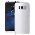 Samsung Galaxy S8 Puro 0.3 Ultra Slim Kotelo - Läpikuultava Valkoinen