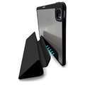 Puro Zeta iPad Pro 12.9 2022/2021/2020/2018 Smart Lompakkokotelo - Musta