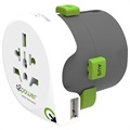 Q2Power QDAPTER Yleismallinen USB World Travel Adapteri - 10A