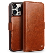 iPhone 15 Pro Max Qialino Classic Lompakkomallinen Nahkakotelo
