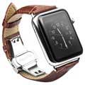 Apple Watch Series 4/3/2/1 Qialino Nahkaranneke - 42mm, 44mm