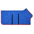 Nopeasti kuivuva mikrokuituinen koiran kylpytakki - koko M - sininen