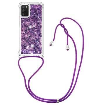 Quicksand Sarjan Samsung Galaxy A03s TPU-Kotelo - Violetti