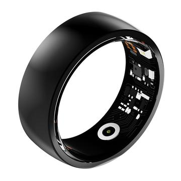 R09M Terveysvalvonta Smart Ring - Koko: 19.8mm - Musta