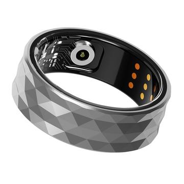 R12M Vedenpitävä Smart Ring - Koko: 19.8mm - Hopea