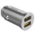 Tactical LZ-337 Dual USB Autolaturi - 2.4A - Musta