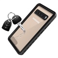 Redpepper IP68 Samsung Galaxy S10 5G Vedenpitävä Kotelo - Musta / Läpinäkyvä