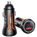 Remax CC05 54W autolaturi - USB, Type-C - musta