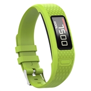 Garmin Vivofit 1/2 Vaihto Silikonihihna Integroidulla Kehyksellä - Vaaleanvihreä