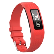 Garmin Vivofit 1/2 Vaihto Silikonihihna Integroidulla Kehyksellä - Punainen