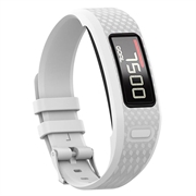 Garmin Vivofit 1/2 Vaihto Silikonihihna Integroidulla Kehyksellä - Valkoinen