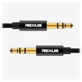 Rexus Universal 3.5mm AUX-Audiokaapeli - 10m - Musta