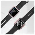 Koristeellinen Tekojalokivi Apple Watch SE (2022)/SE/6/5/4 Kotelo Panssarilasi - 9H sella - 40mm - Pinkki