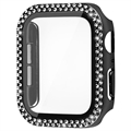 Koristeellinen Tekojalokivi Apple Watch SE (2022)/SE/6/5/4 Kotelo Panssarilasi - 9H sella - 40mm - Musta