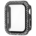 Koristeellinen Tekojalokivi Apple Watch SE (2022)/SE/6/5/4 Kotelo Panssarilasi - 9H sella - 44mm - Musta