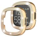 Koristeellinen Tekojalokivi Samsung Galaxy Watch5 Suojakotelo - 40mm - Musta