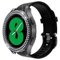 Koristeellinen Tekojalokivi Samsung Galaxy Watch5 Suojakotelo - 44mm - Läpinäkyvä