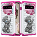 Rhinestone Glam Samsung Galaxy S10 Hybrid Case