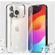 iPhone 15 Pro Max Ringke Air Glitter TPU Kotelo - Läpinäkyvä