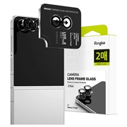Samsung Galaxy Z Flip8 Ringke Kameralinssin Panssarilasi - 9H - 2 Kpl. - Musta