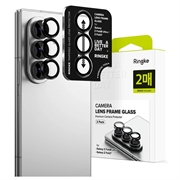 Samsung Galaxy Z Fold8 Ultra/Z Fold7 Ringke Kameralinssin Panssarilasi - 9H - 2 Kpl. - Musta