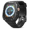 Apple Watch Ultra Ringke Fusion X Guard Kotelo ja Ranneke - 49mm - Musta