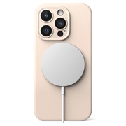 iPhone 15 Pro Ringke Liquid Silicone MagSafe Kotelo - Vaaleanpunaista Hiekkaa