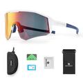 Rockbros SP297 polarisoivat pyöräilysilmälasit UV400 - valkoinen / oranssi