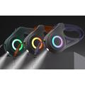 Rojeco Automaattinen koiran talutushihna LED-valolla - 5m - Valkoinen / Violetti