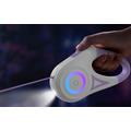 Rojeco Automaattinen koiran talutushihna LED-valolla - 5m - Valkoinen / Violetti