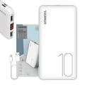 Romoss PSP10 Power Bank 10000mAh - 2xUSB - Valkoinen