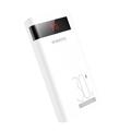 Romoss Sense6PS Pro 30W Power Bank 20000mAh - USB-C, 2x USB-A - valkoinen