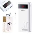 Romoss Sense6PS Pro 30W Power Bank 20000mAh - USB-C, 2x USB-A - valkoinen