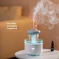 Pyörivä meduusa aromaterapia diffuusori 300ml - 7-värinen LED, kauko-ohjattava ultraääni ilmankostutin