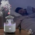 Pyörivä meduusa aromaterapia diffuusori 300ml - 7-värinen LED, kauko-ohjattava ultraääni ilmankostutin