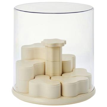 Pyörivä monitasoinen näyttöjalusta Labubu Mini figuureille