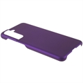 Samsung Galaxy S21 FE 5G Kumipäällysteinen Muovikuori - Violetti
