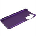 Samsung Galaxy S21 FE 5G Kumipäällysteinen Muovikuori - Violetti
