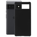 Google Pixel 6 Pro Kumipinnoitettu Muovikuori - Musta