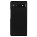 Google Pixel 6a Kumipinnoitettu Muovikuori - Musta