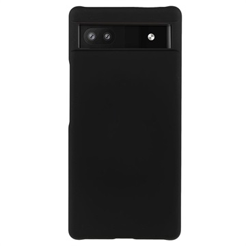 Google Pixel 6a Kumipinnoitettu Muovikuori - Musta