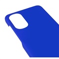Motorola Moto G22 Kumipäällysteinen Muovikuori - Sininen