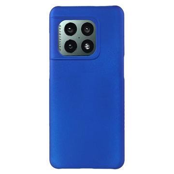 OnePlus 10 Pro Kumipäällysteinen Muovikuori - Sininen