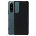 Sony Xperia 5 III Kumipinnoitettu Muovikuori - Musta